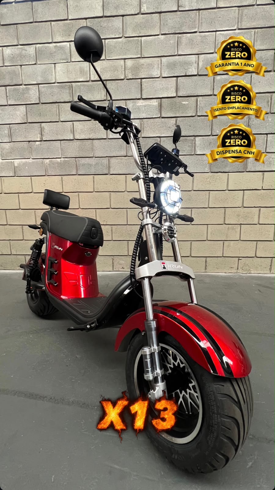 Scooter Elétrica HE-15 – Estilo, Conforto e Mobilidade