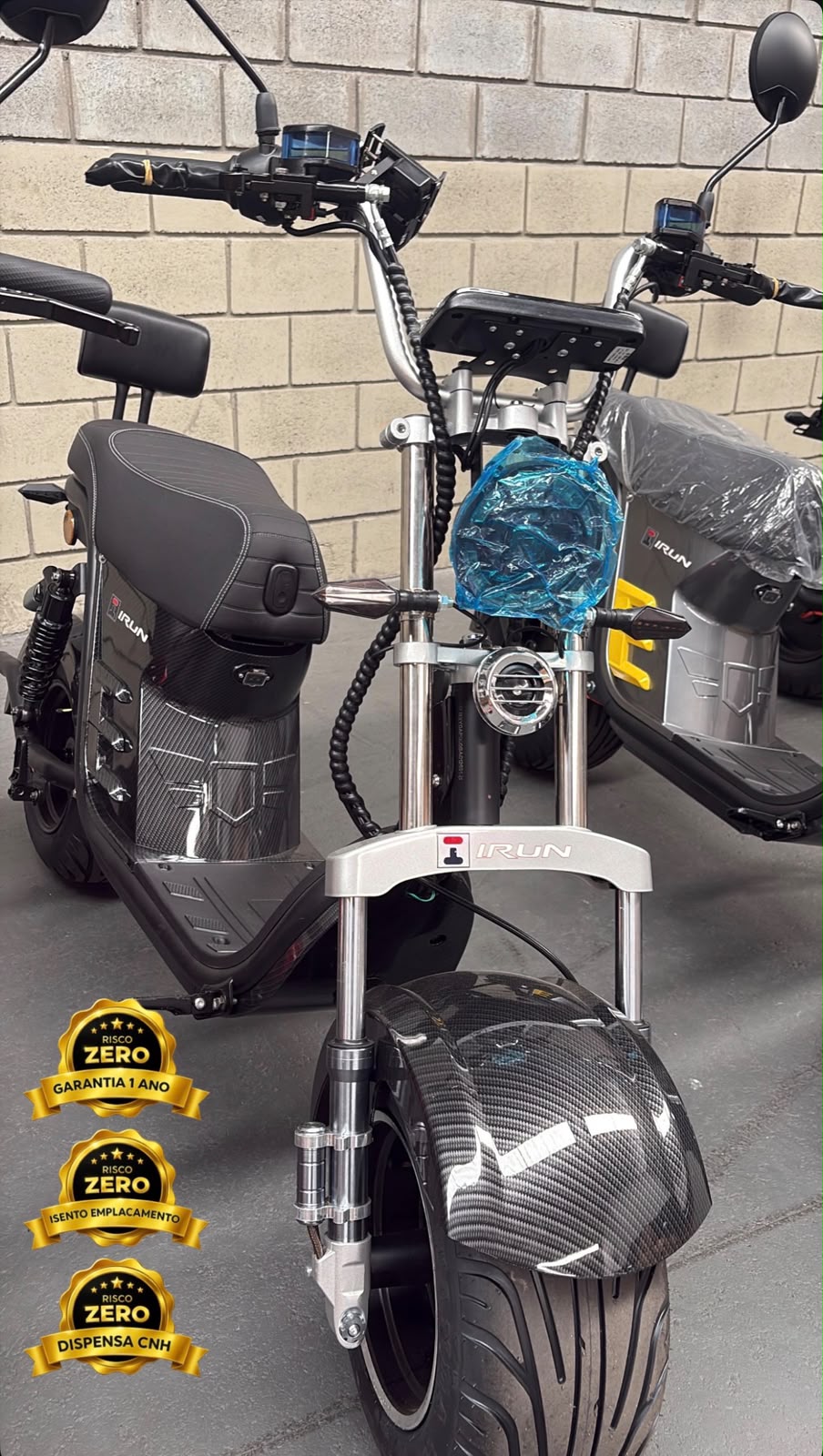 Scooter Elétrica HE-15 – Estilo, Conforto e Mobilidade